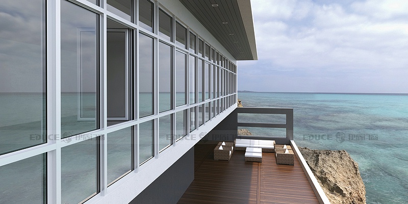 伊盾系統(tǒng)窗是如何實(shí)現(xiàn)隔音隔熱的？看看你就知道了！柏林時(shí)光平開窗-110mm 效果圖